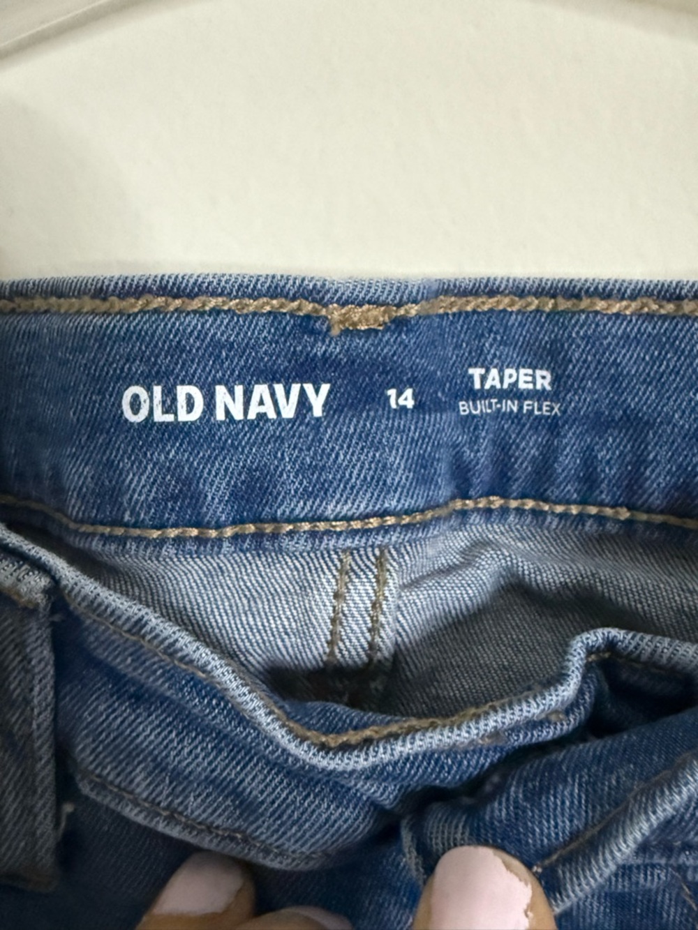{Old Navy}-Size: Girls 14-High-Rise Slim Jeans in Medium Blue - Picture 3 of 5
